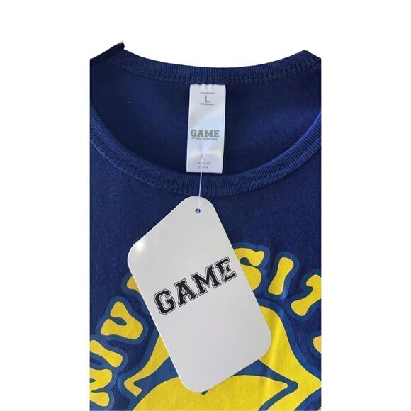 GAME University of Michigan “Rolling Stones Tongue” Women’s T Shirt Size L, UOFM - Picture 2 of 3